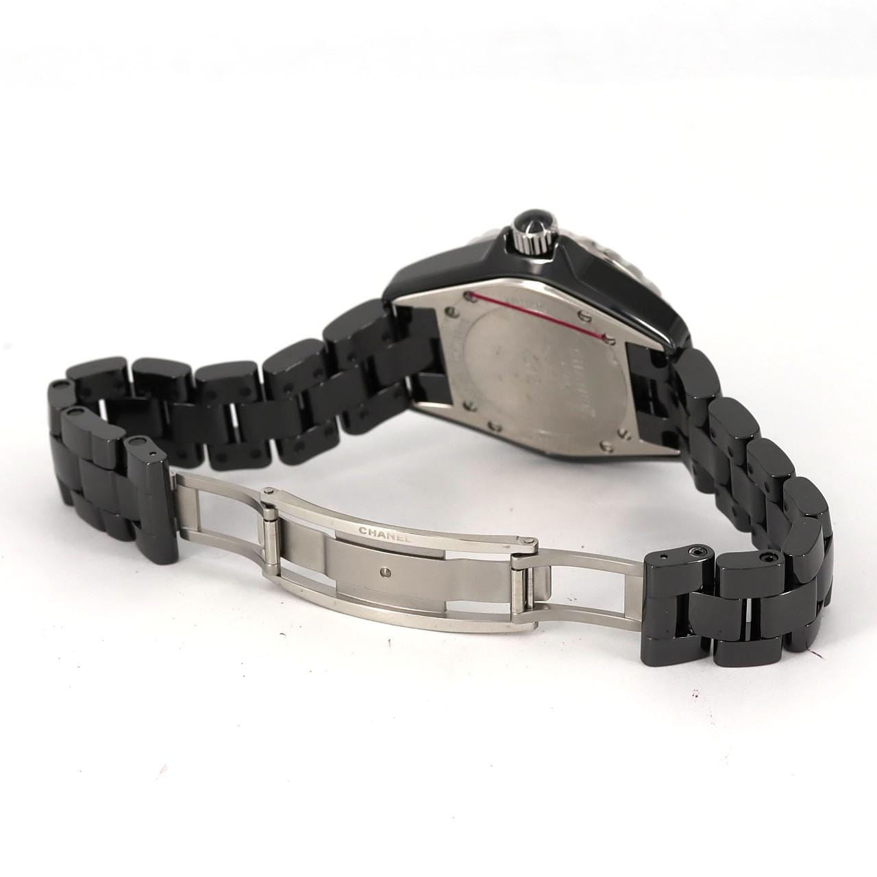 シャネル J12 33mmセラミック･12Pエメラルド H2130 セラミック クォーツ