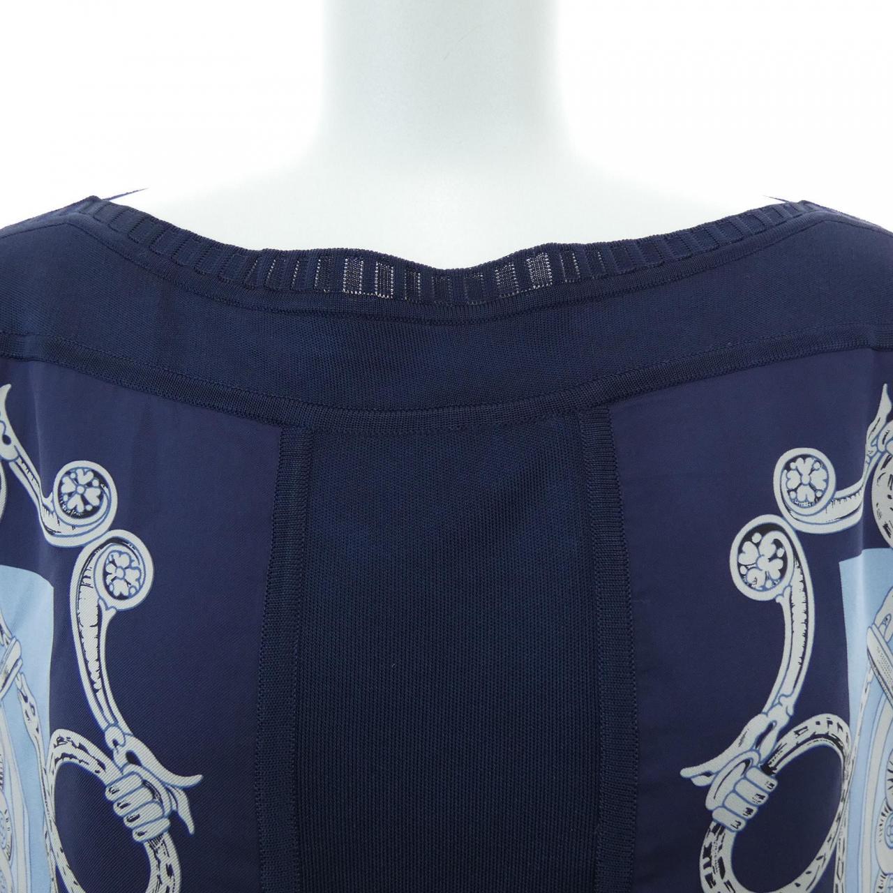 HERMES BRIDE DE COUR REMIX *07-7750 斜纹布 Reine 连衣裙