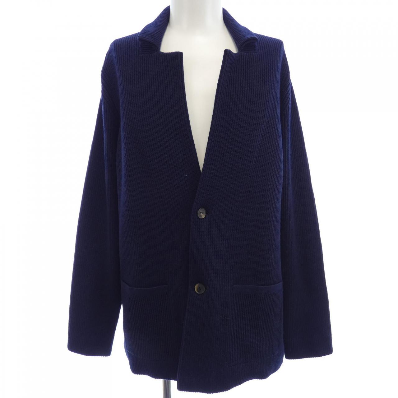 Salvatore Ferragamo フェラガモ カーディガン シルク ブルー Salvatore Ferragamo フェラガモ カーディガン シルク ブルー