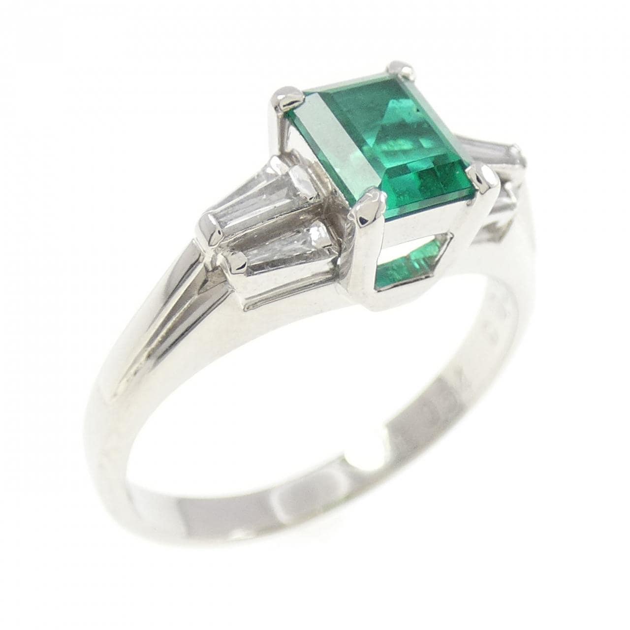 クレサンベール 合成エメラルド リング 0.54CT