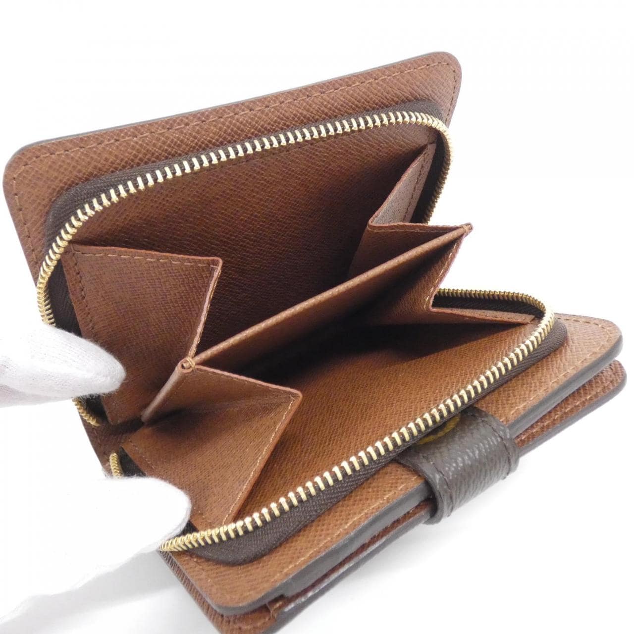 LOUIS VUITTON Monogram短款拉链钱包 M61667