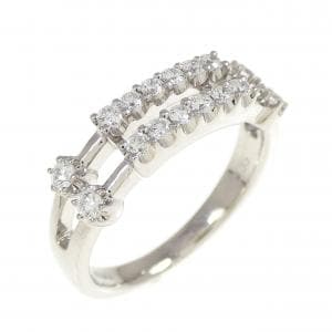 LINE ダイヤモンド リング 0.35CT