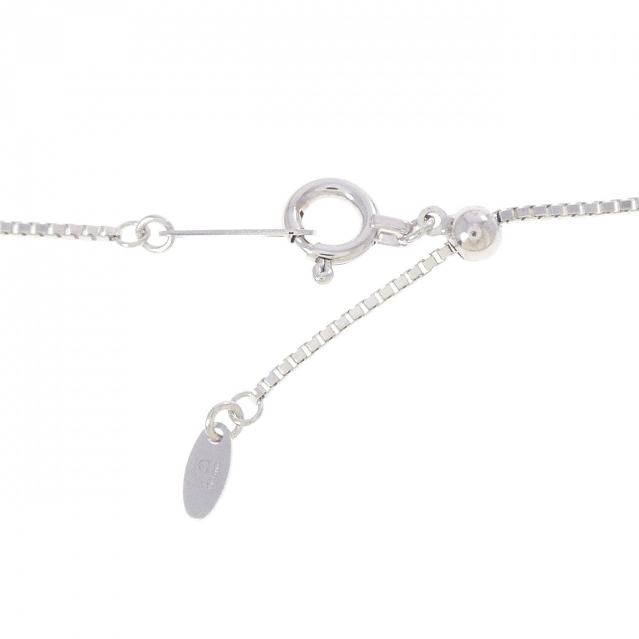 K18WG クロス ダイヤモンド ネックレス 1.50CT