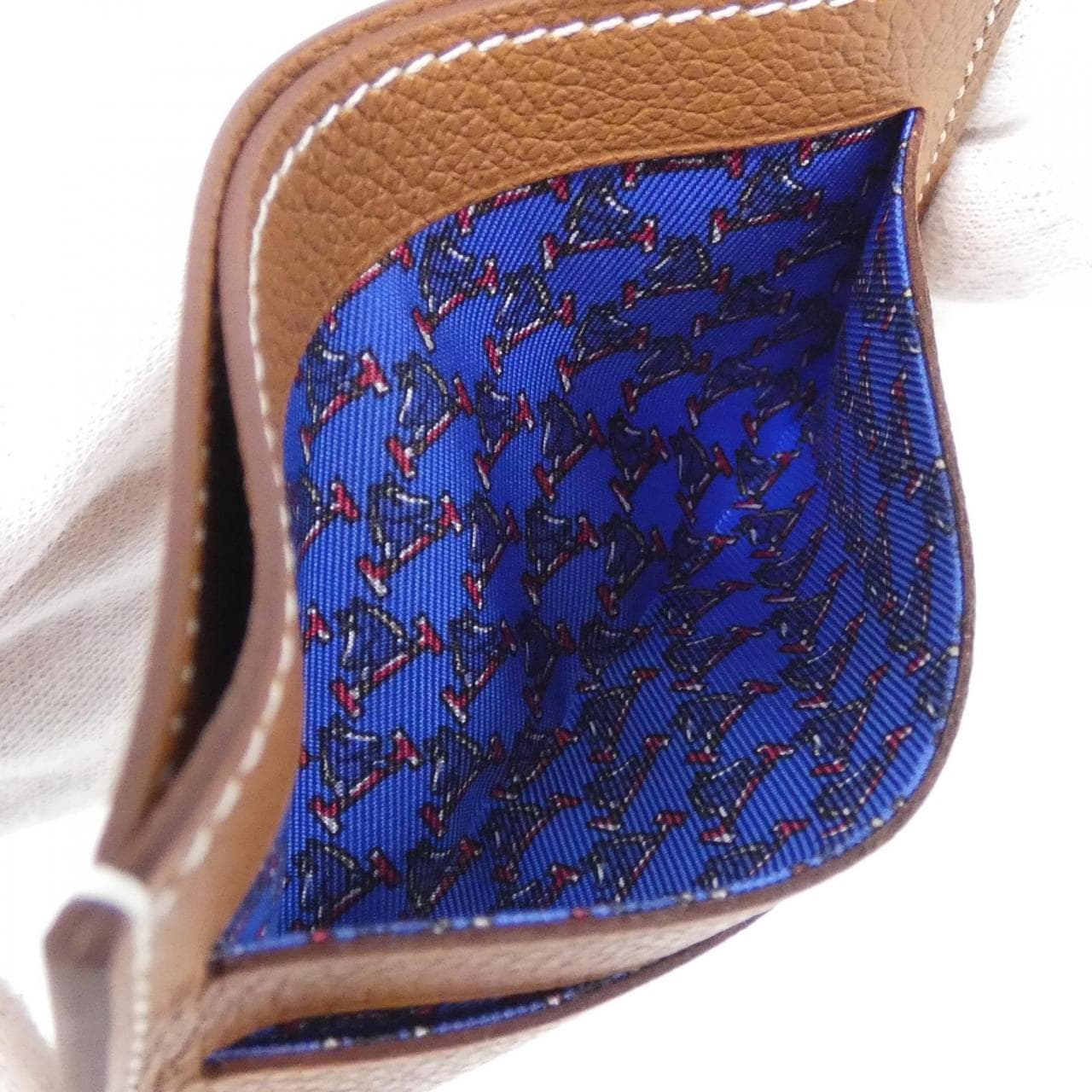 【未使用品】エルメス H CHEVAL AU BAR シチズン ツイル 084439CA カードケース