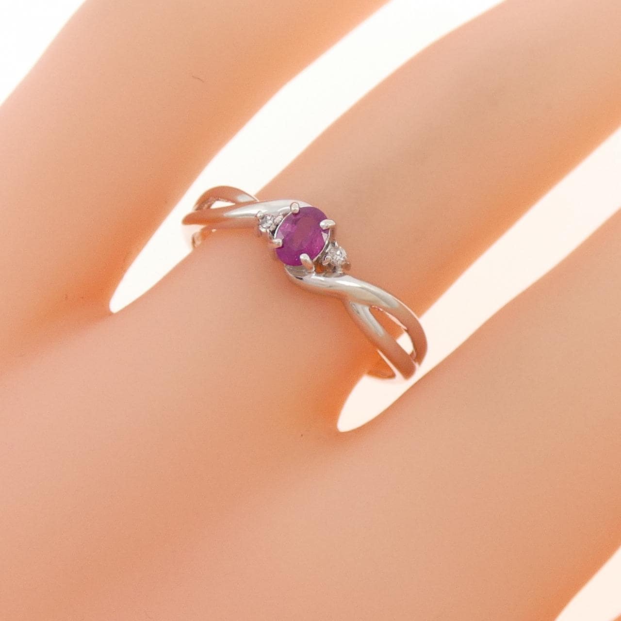 K10WG ルビー リング