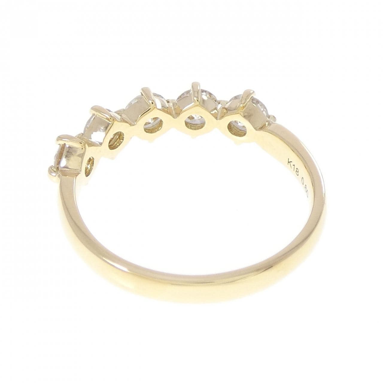 K18YG ダイヤモンド リング 0.60CT