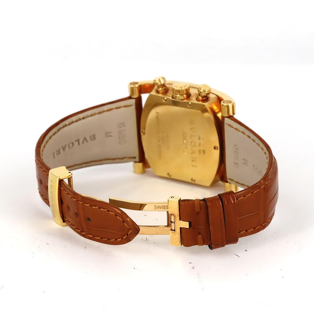 【ノーメンテナンス還元価格】ブルガリ アショーマクロノ YG AA44GCH/AA44C13GLDCH/AT YG 自動巻