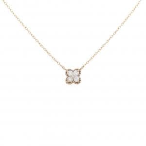 ヴァンドーム フラワー ダイヤモンド ネックレス 0.12CT