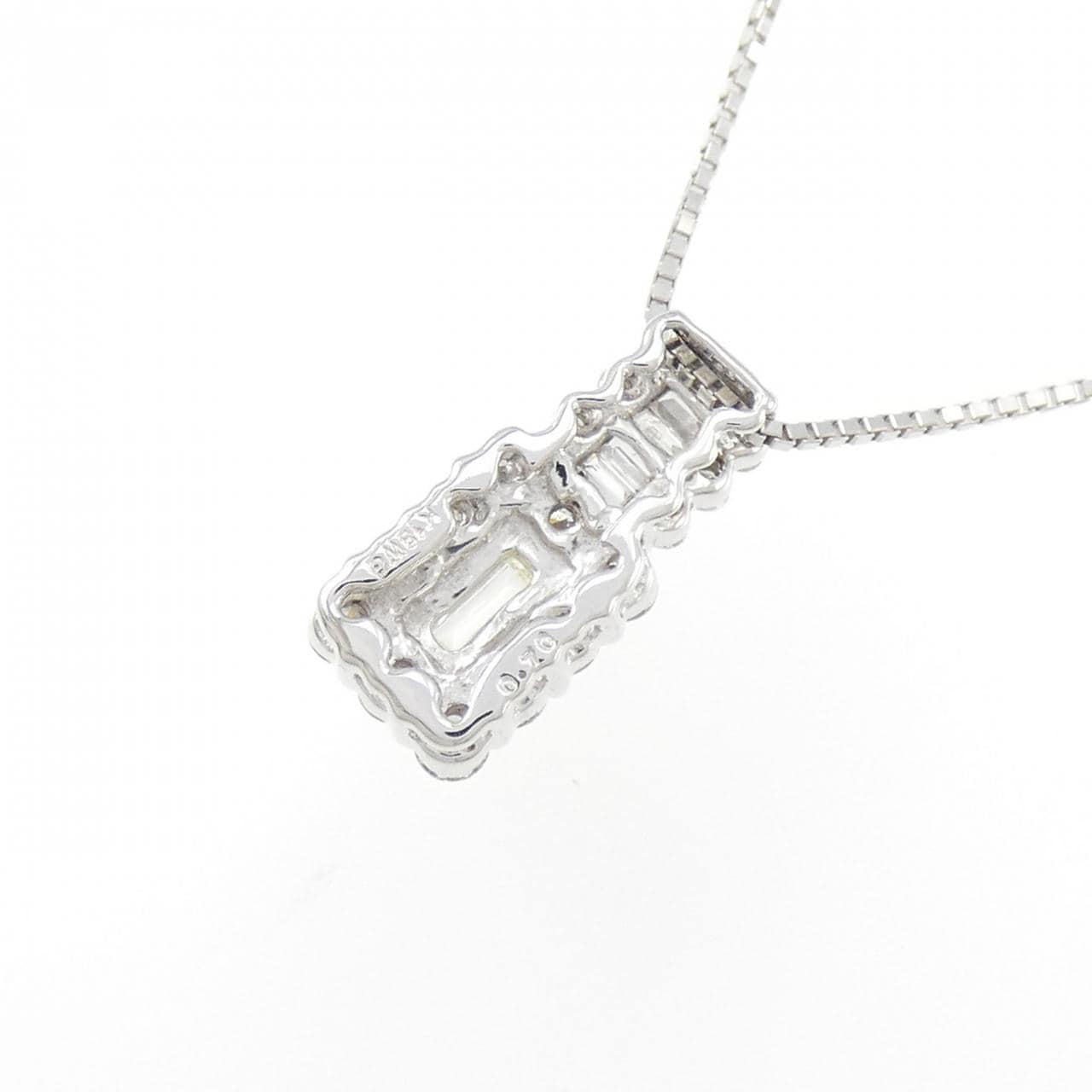 K18WG ダイヤモンド ネックレス 0.70CT