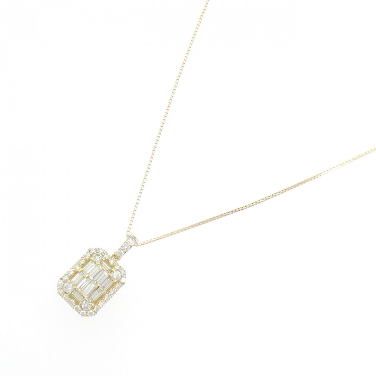 【新品】K18YG ダイヤモンド ネックレス 0.50CT