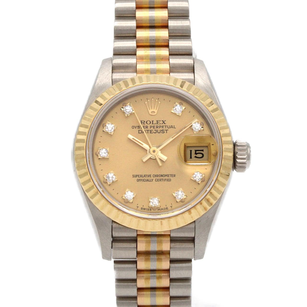 【ノーメンテナンス還元価格】ロレックス デイトジャスト 69179G BIC. WGxYG 自動巻