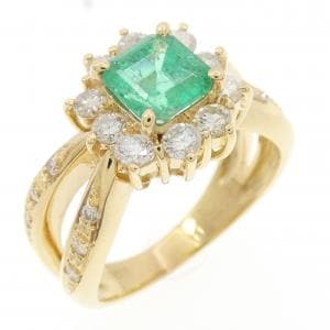 K18YG エメラルド リング 2.60CT