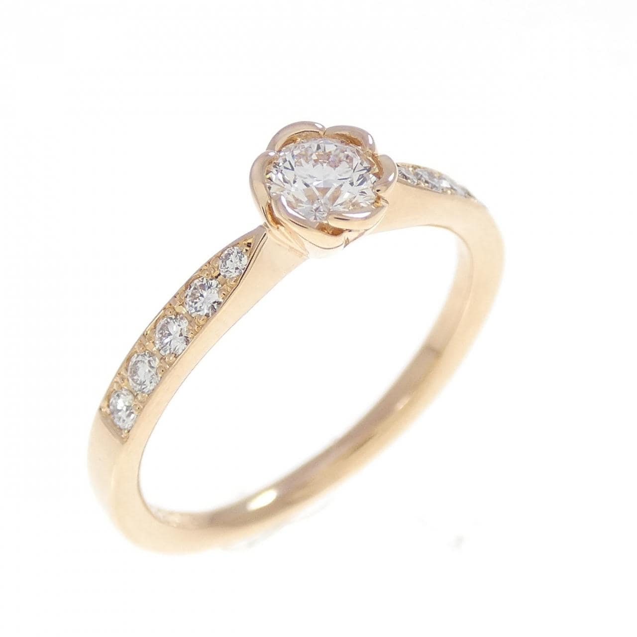 K18PG ダイヤモンド リング 0.219CT