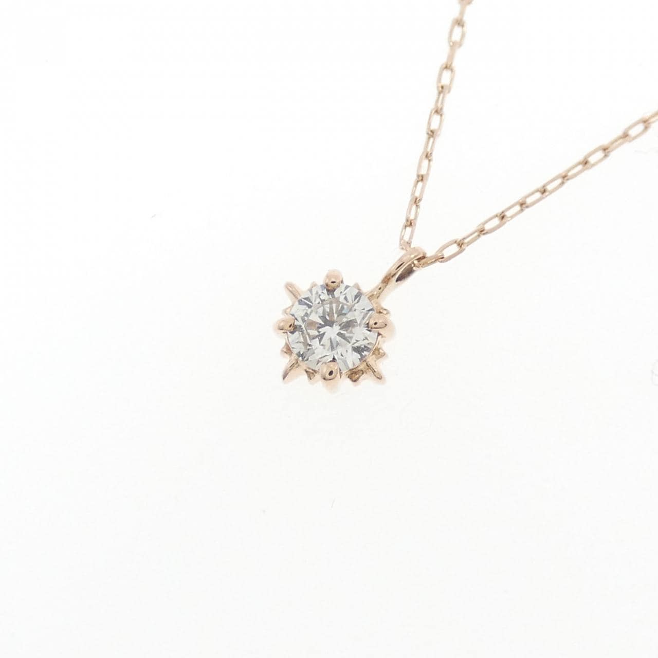 K10PG ダイヤモンド ネックレス