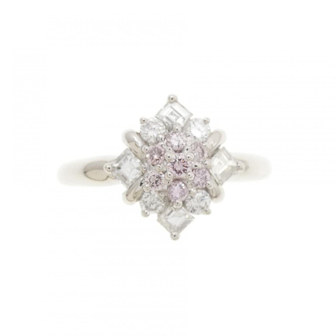 PT900 ピンクダイヤモンド リング 0.13CT