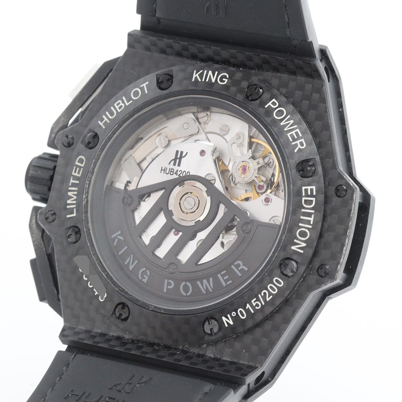 【ノーメンテナンス還元価格】ウブロ キングパワー･ユベントス LIMITED 716.QX.1121.VR.JUV13 カーボン 自動巻