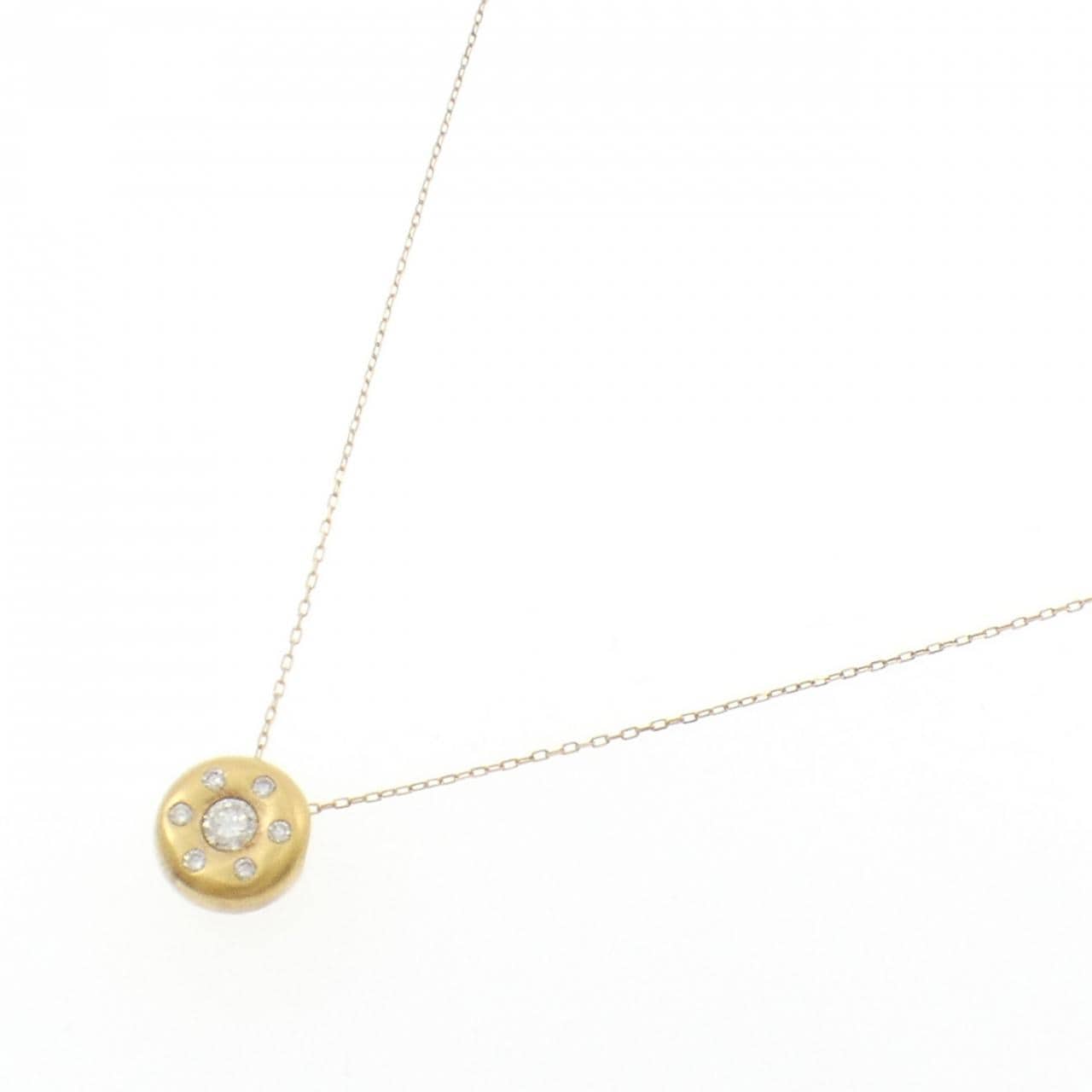 K18YG ダイヤモンド ネックレス 0.31CT