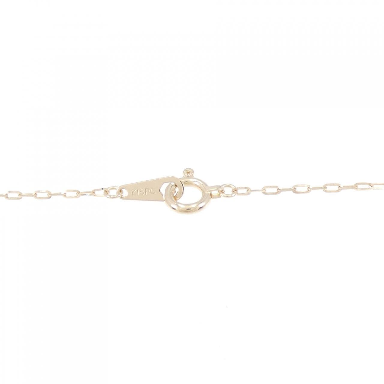 K18PG ダイヤモンド ネックレス 0.30CT