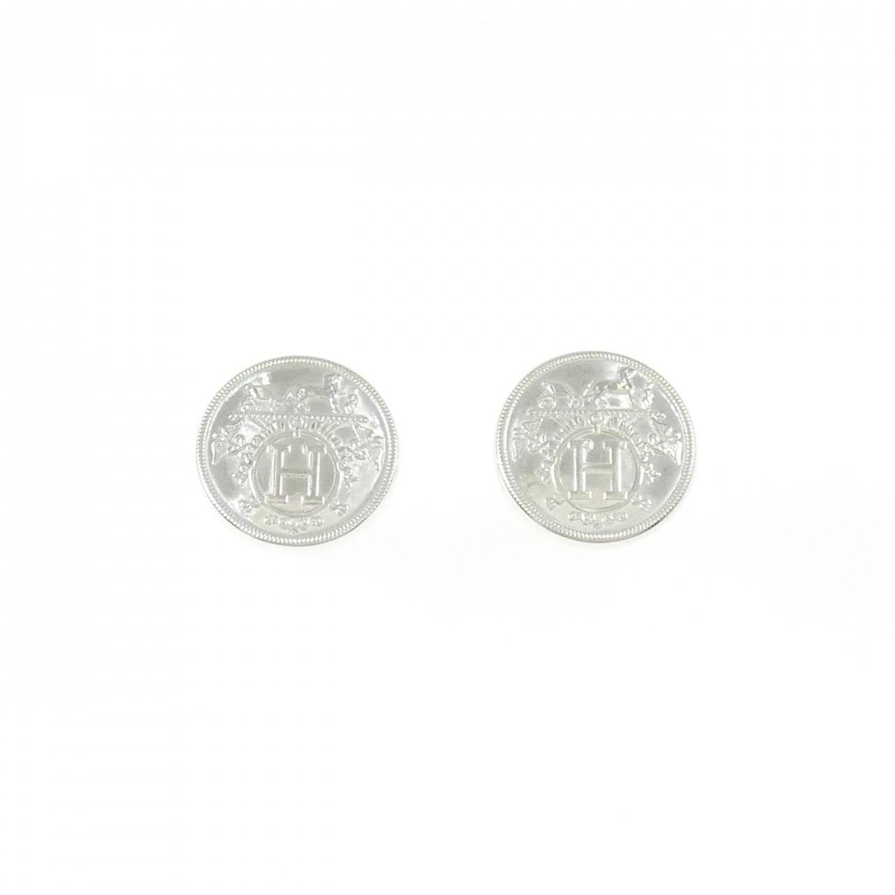 HERMES Exlibris TPM earrings