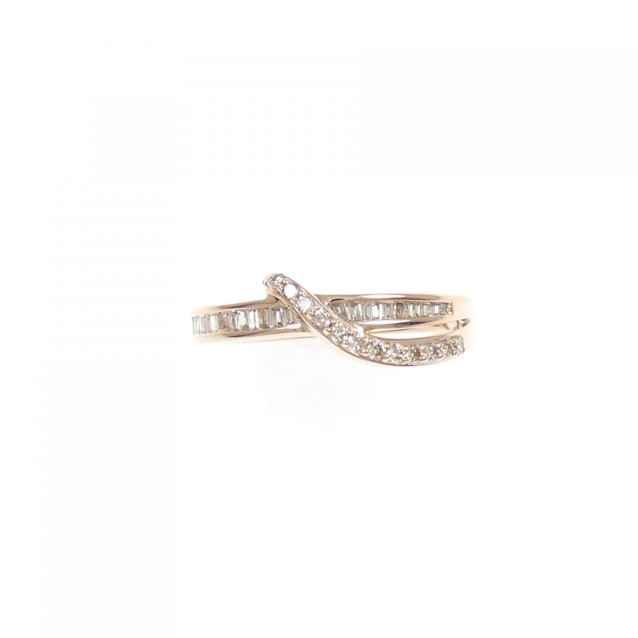 K18PG ダイヤモンド リング 0.27CT