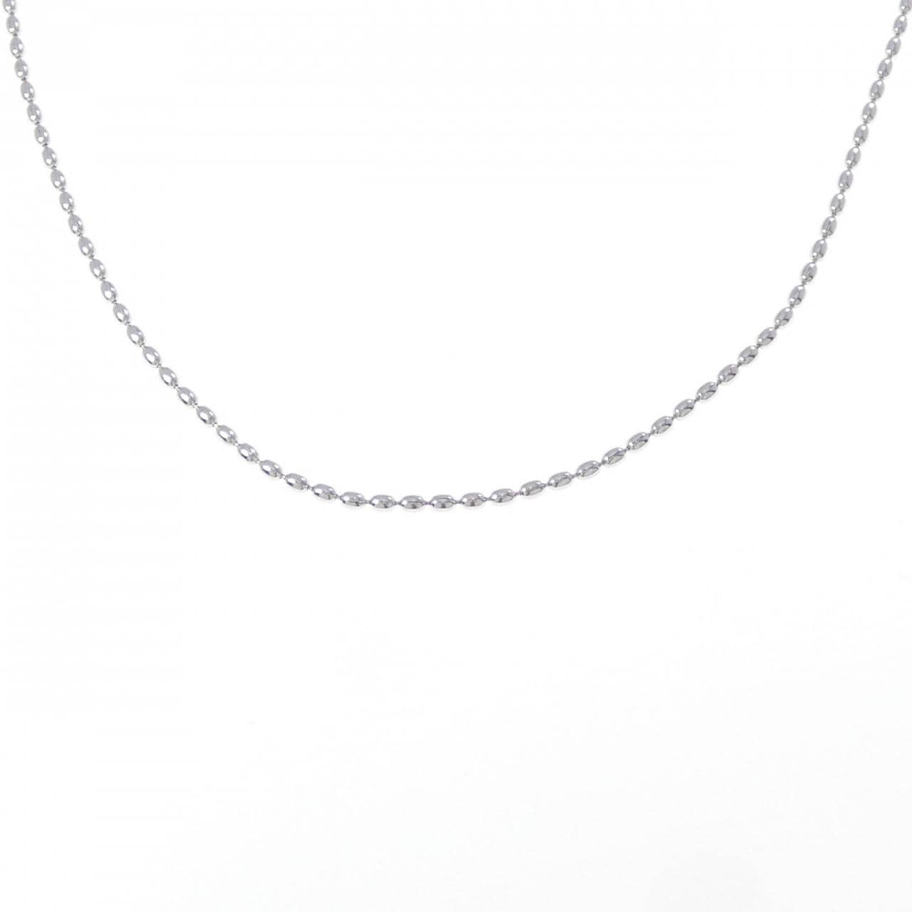 750WG ball chain necklace