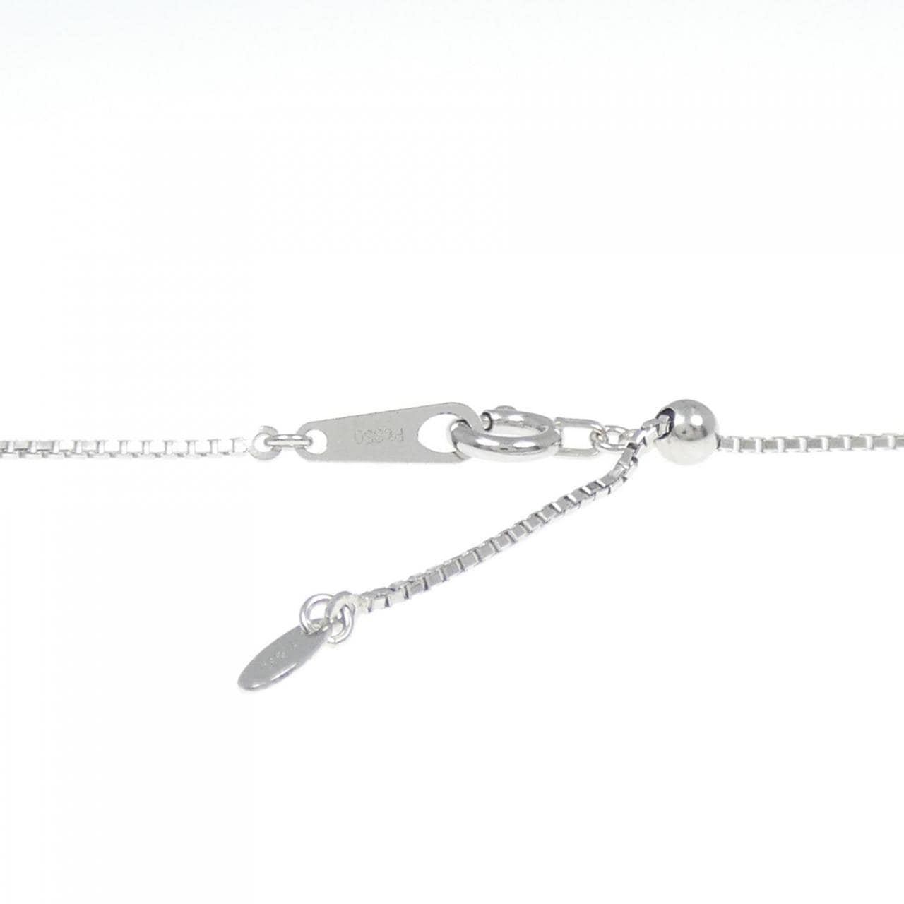 PT900/PT850 ルビー ネックレス 0.545CT