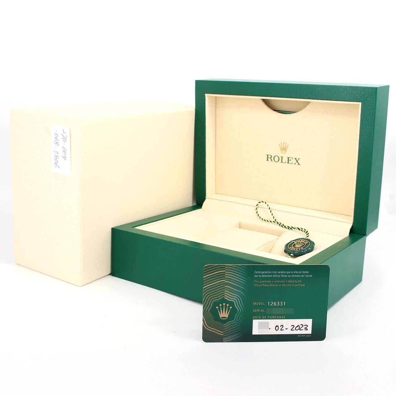ROLEX Datejust 126331 SSxPG Automatic random number
