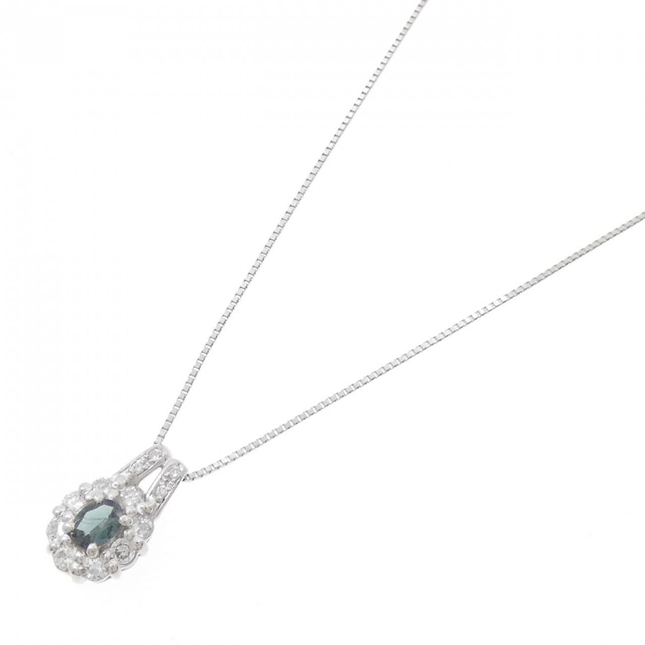 PT900/PT850 Alexandrite Necklace 0.22CT