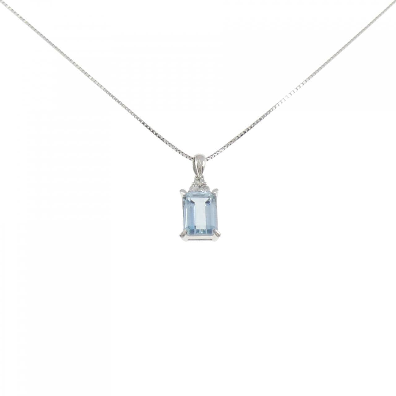 PT900/PT850 アクアマリン ネックレス 2.18CT