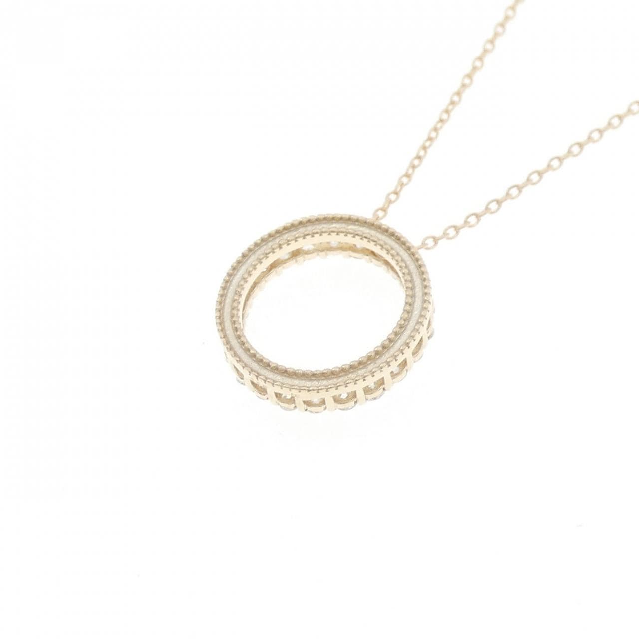【リメイク】K10YG ダイヤモンド ネックレス 0.30CT