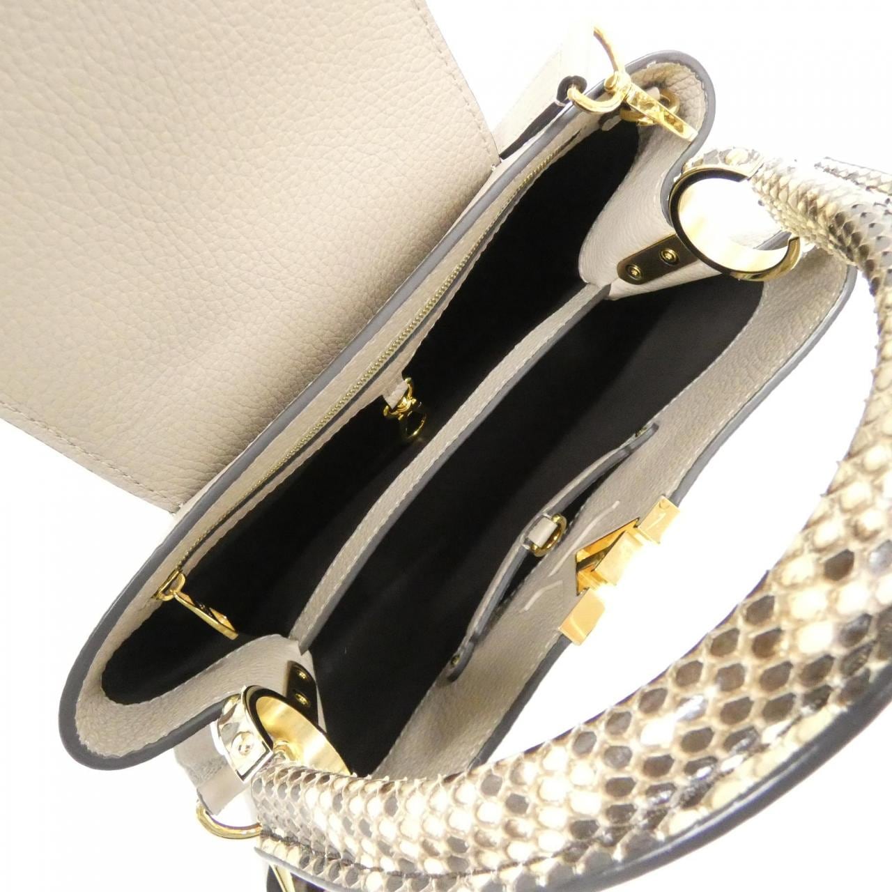 LOUIS VUITTON Exotic Leather Capucines MM N92802 Bag
