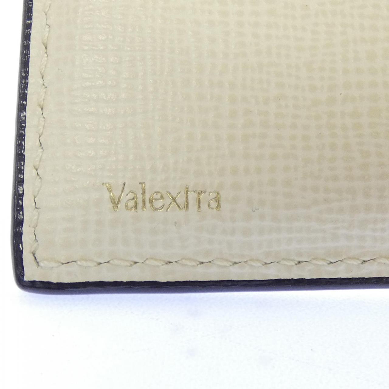 ヴァレクストラ VALEXTRA 小銭入れ付き二つ折 4カード SGNL0023044LRDW99 WALLET
