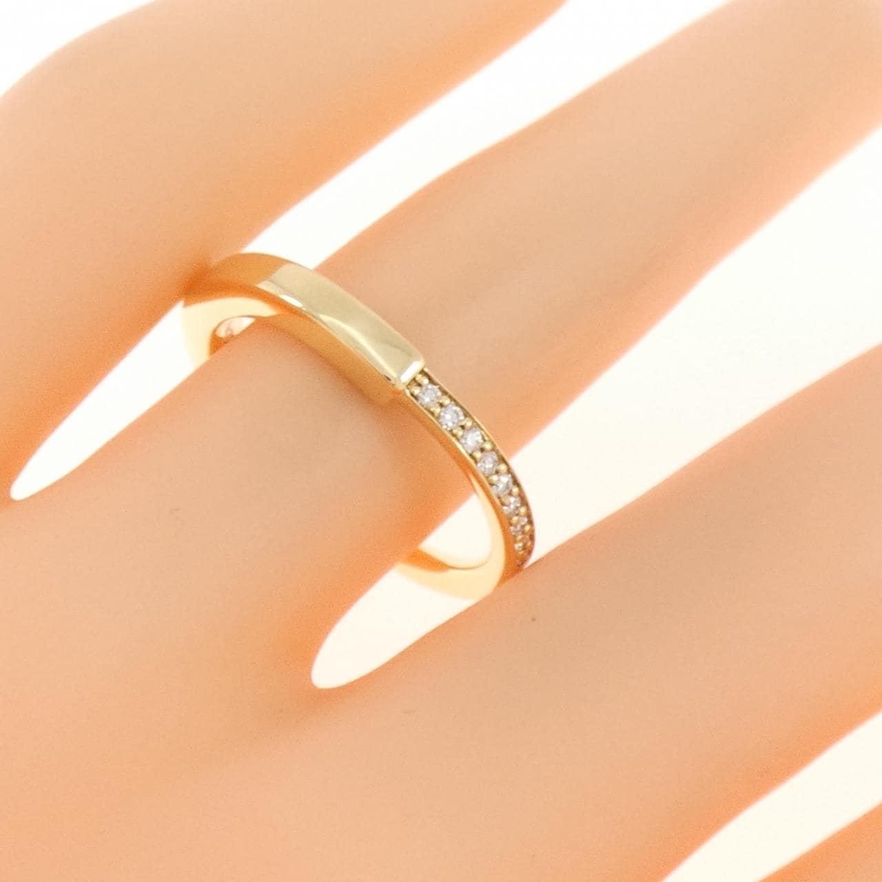 ティファニー ロック リング 0.14CT