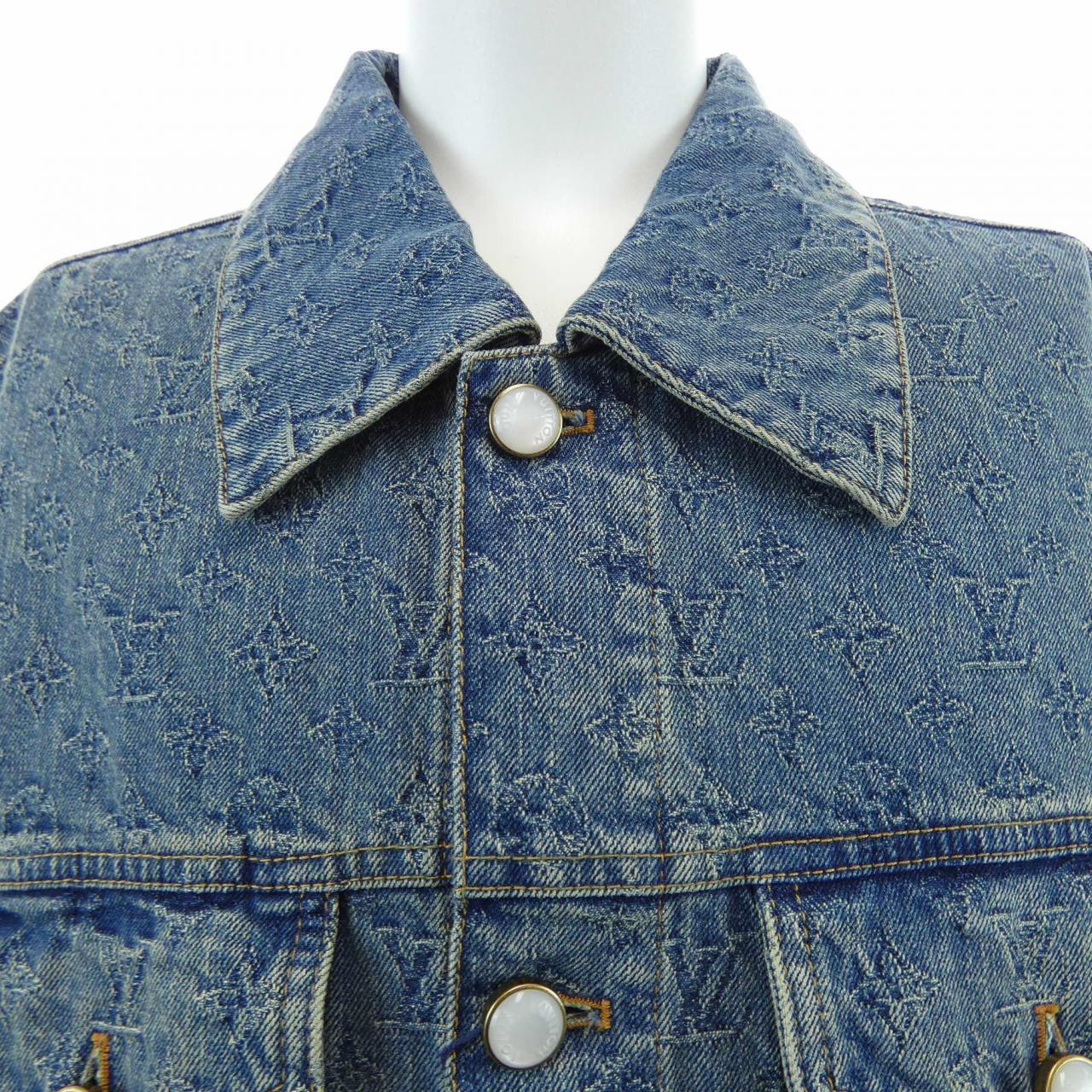 ルイヴィトン LOUIS VUITTON モノグラムジャカードデニムジャケット HRA79WUZD デニムジャケット