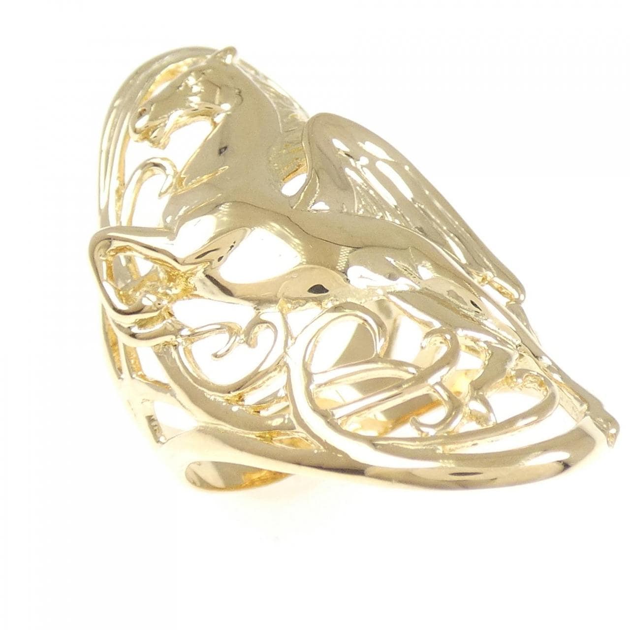 K18YG Pegasus ring