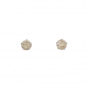 PT900/PT950 ソリティア ダイヤモンド ピアス 0.673CT