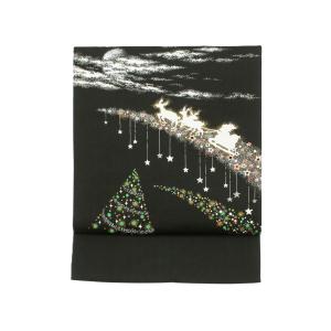 【未使用品】名古屋帯　クリスマス