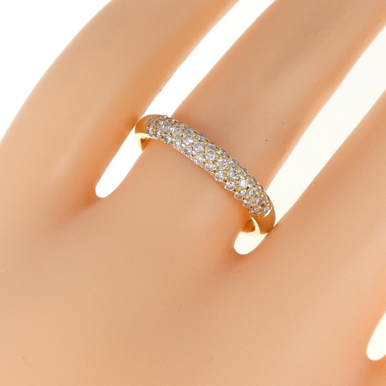 K18YG ダイヤモンド リング 0.38CT