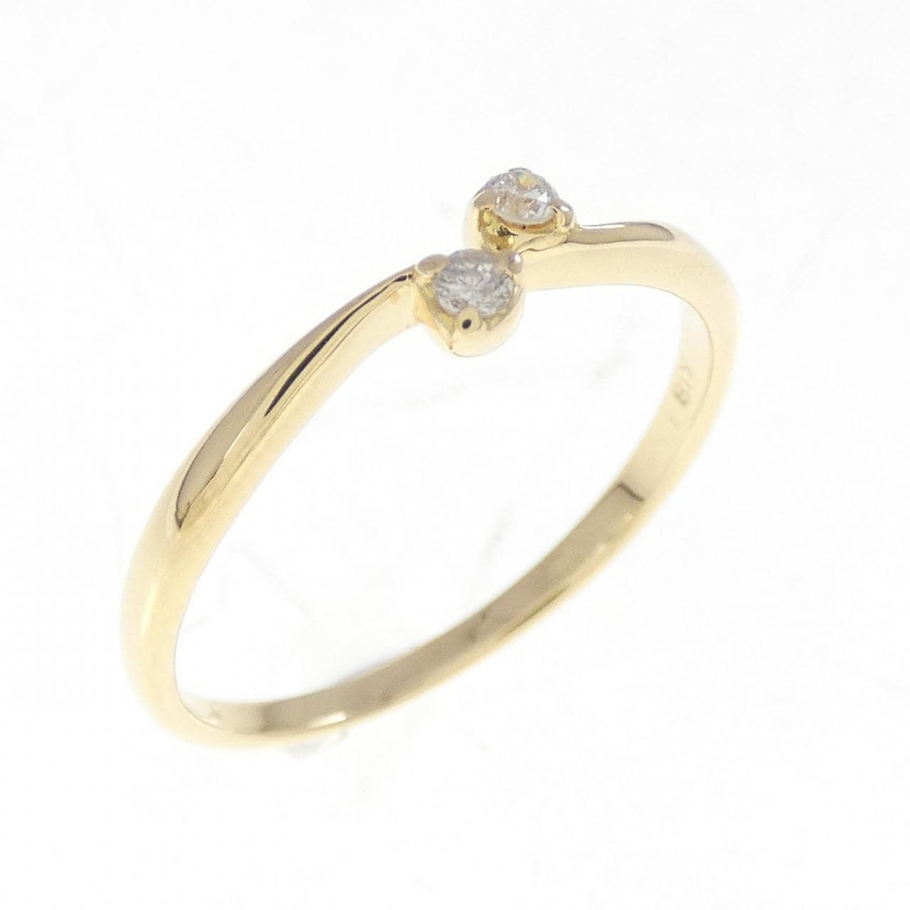 K18YG ダイヤモンド リング