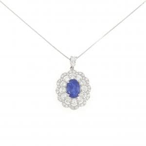 PT 非加熱 サファイヤ ネックレス 3.40CT ビルマ産