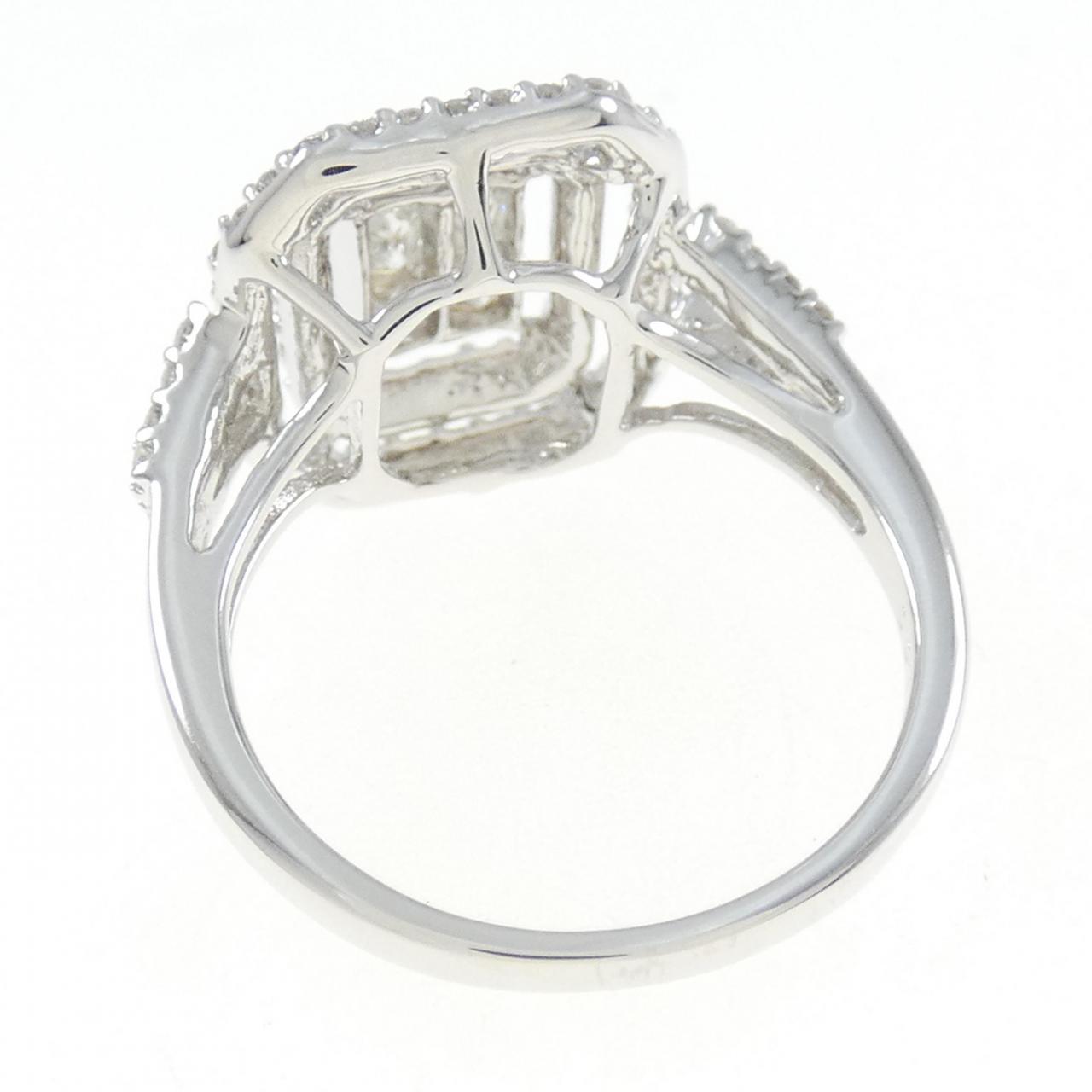K18WG ダイヤモンド リング 1.00CT