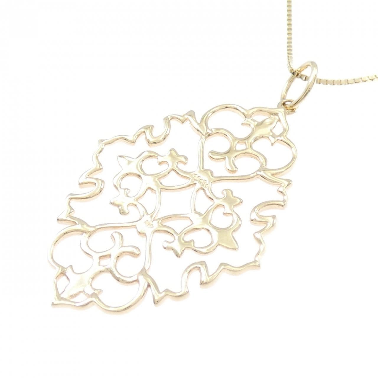 アガット K10YG ネックレス