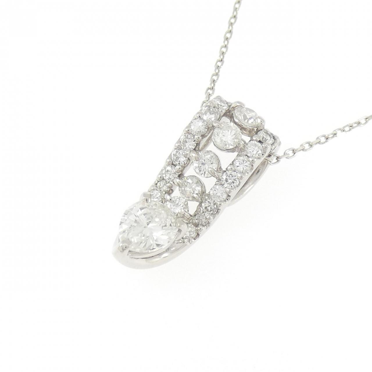 PT900/PT850 ダイヤモンド ネックレス 0.37CT