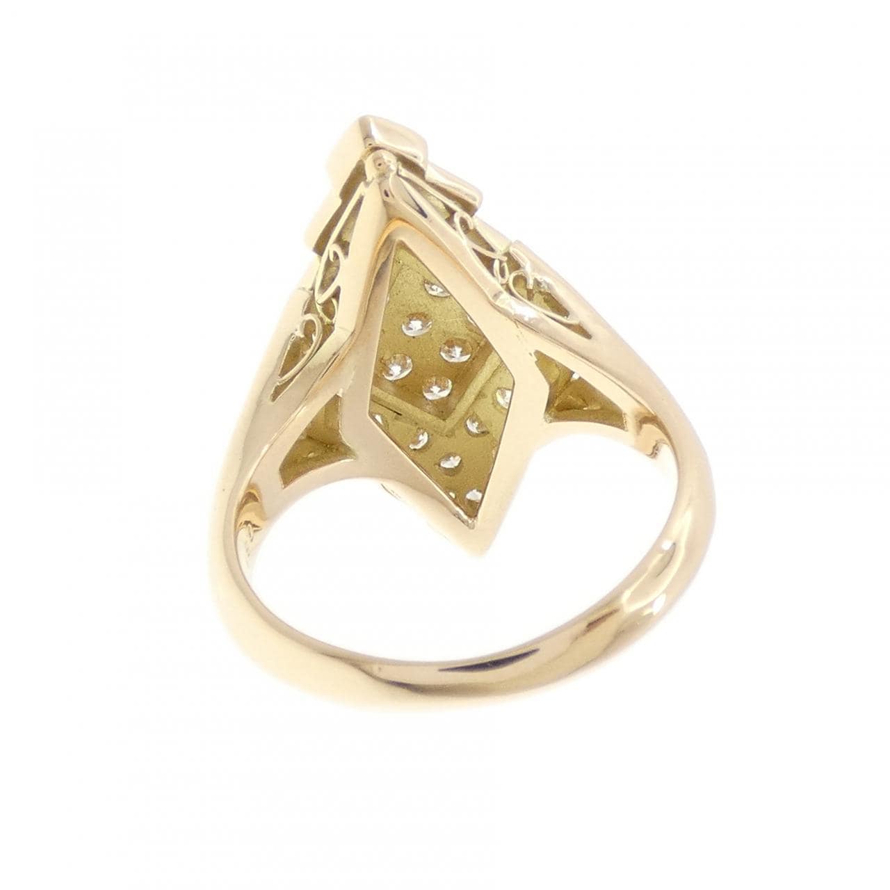 K18YG ダイヤモンド リング 0.81CT