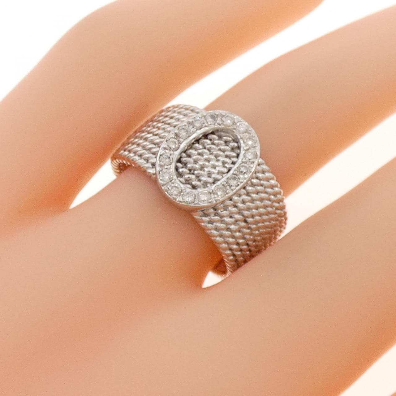 K18WG ダイヤモンド リング 0.20CT