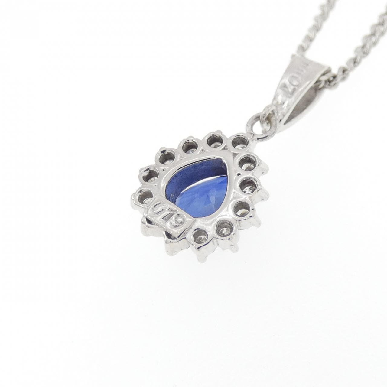PT900/PT850 サファイヤ ネックレス 0.72CT