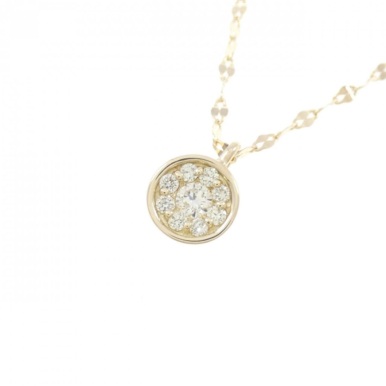 K10YG ダイヤモンド ネックレス 0.11CT