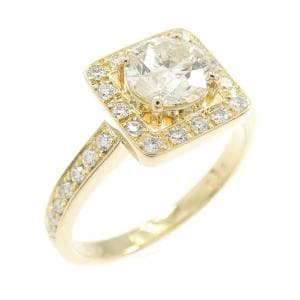 K18YG ダイヤモンド リング 0.617CT