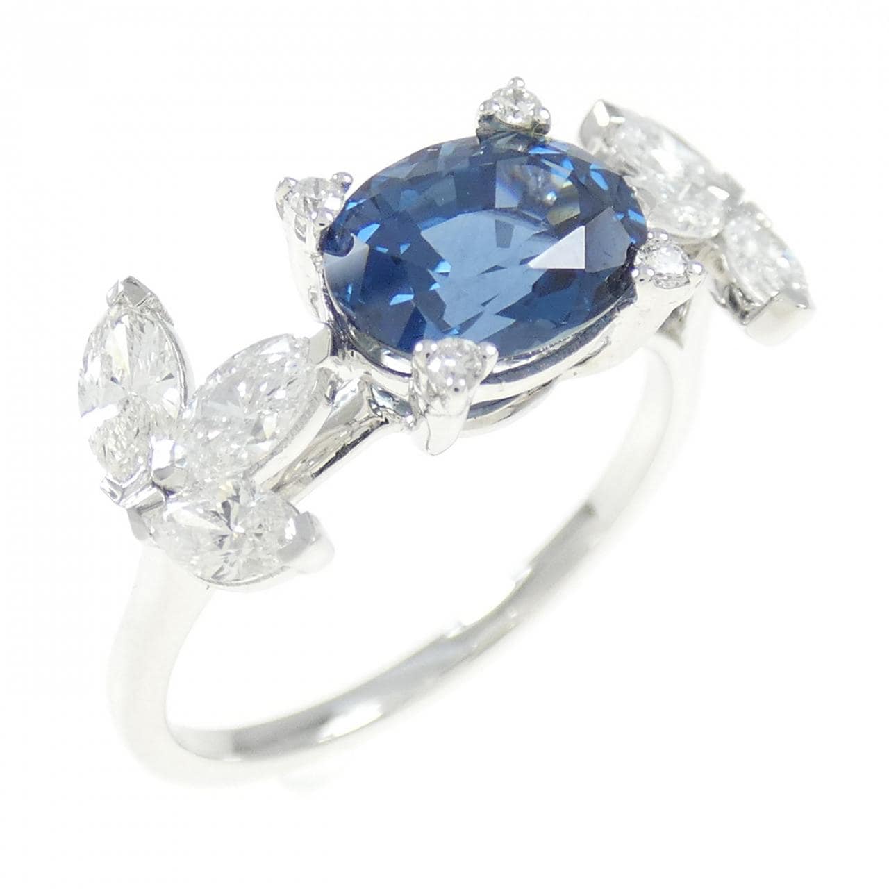 【新品】K18WG サファイヤ リング 2.05CT
