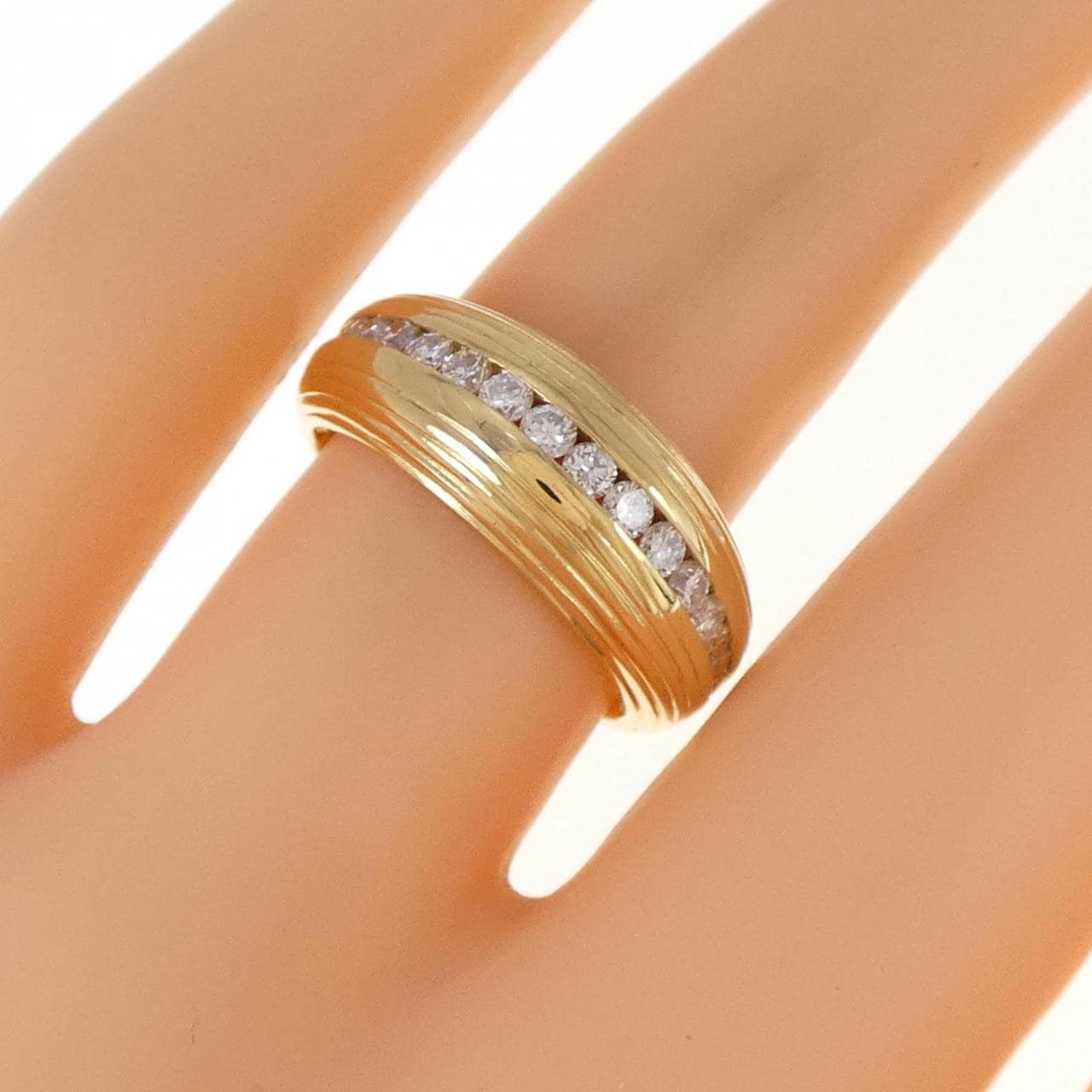 K18YG ダイヤモンド リング 0.53CT